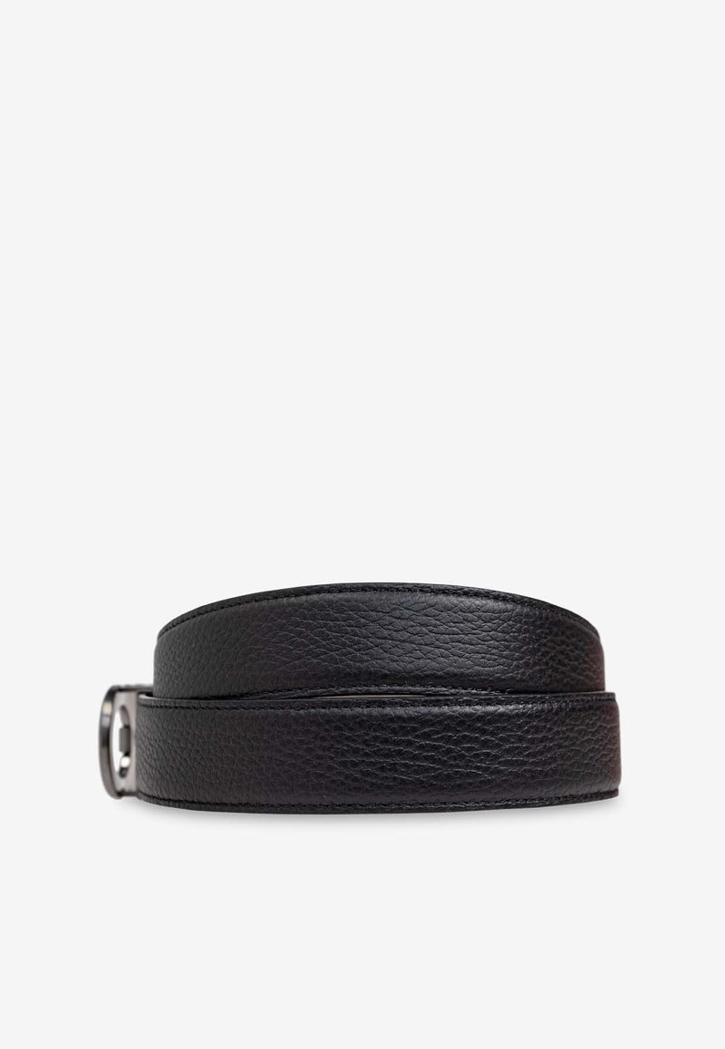 Salvatore Ferragamo Reversible and Adjustable Gancini Belt Black 670428 DOUBLE ADJUS 780486-NERO