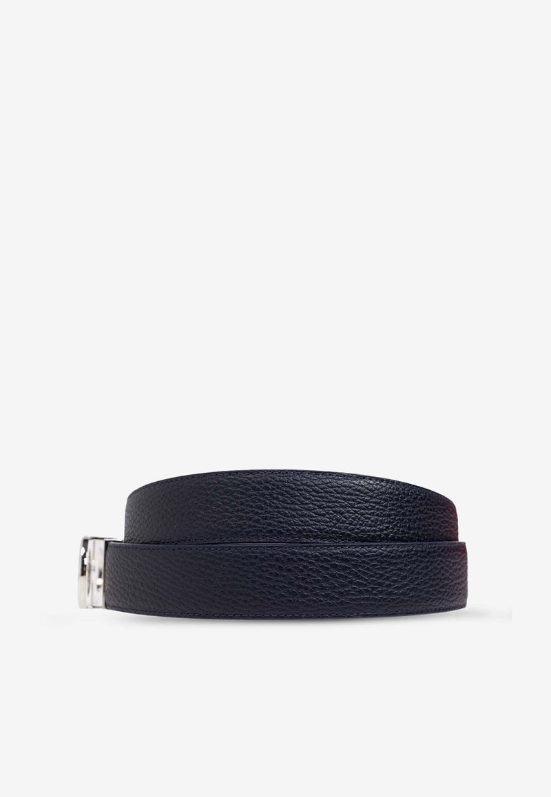 Salvatore Ferragamo Reversible and Adjustable Gancini Belt Navy 670428 DOUBLE ADJUS 780487-MIDNIGHT