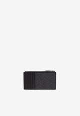 Salvatore Ferragamo Logo Monogram Leather Cardholder Black 661587 MONOGRAM 780336-NERO GRIGIO