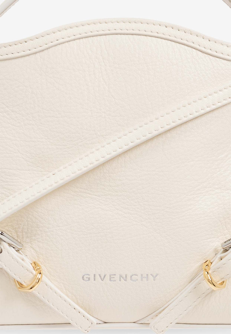 Givenchy Nano Voyou Leather Shoulder Bag White BB60N HB1Q7-105