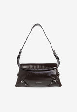 Givenchy Small P
tit Voyou Patent Leather Shoulder Bag Brown BB510 4B25Y-202