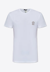 Versace Medusa Print Crewneck T-shirt White AUU01005 1A10011-A1001