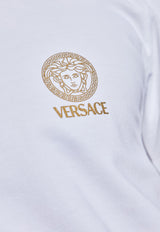 Versace Medusa Print Crewneck T-shirt White AUU01005 1A10011-A1001