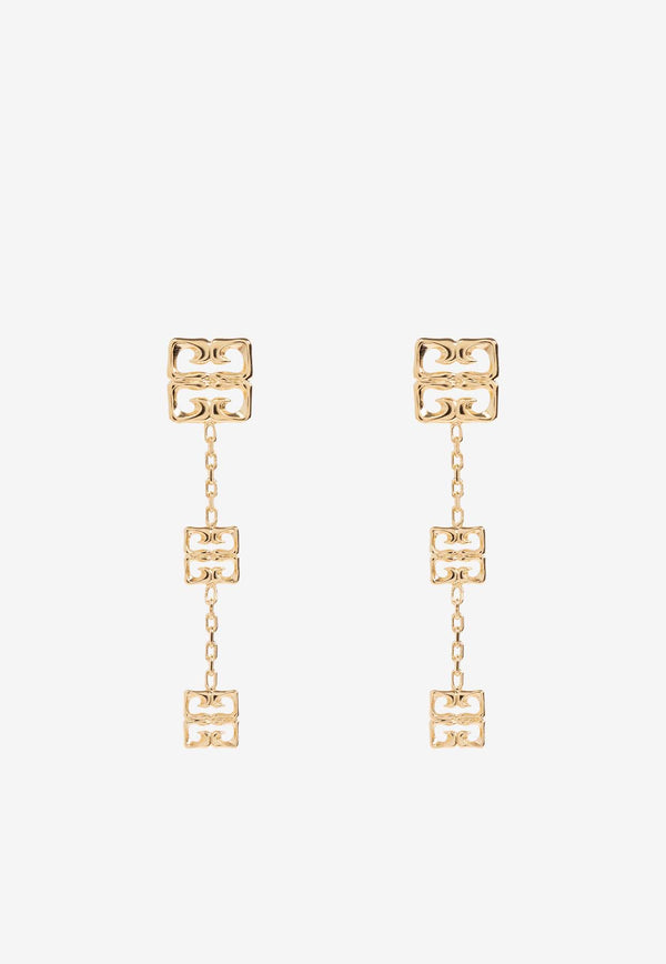 Givenchy 4G Liquid Drop Earrings Gold BF111 NF003-710