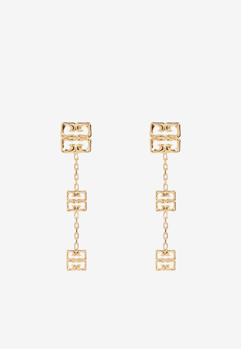 Givenchy 4G Liquid Drop Earrings Gold BF111 NF003-710