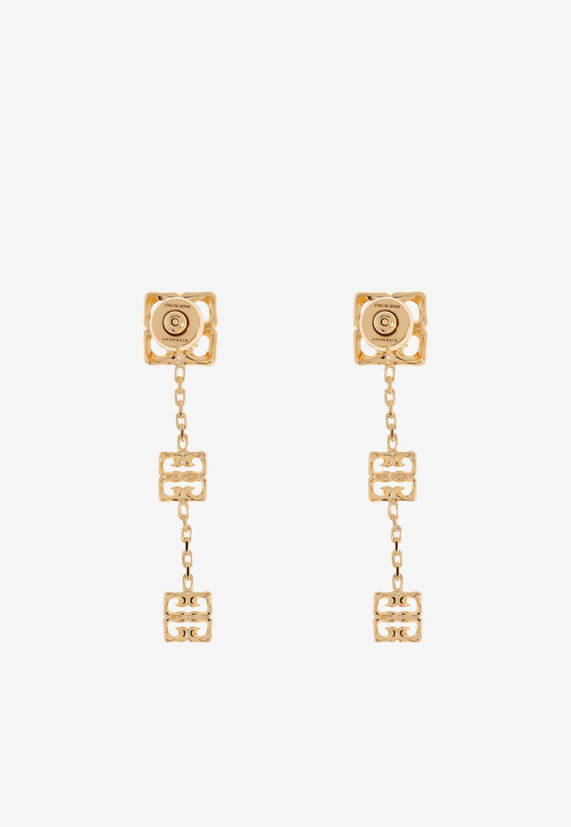 Givenchy 4G Liquid Drop Earrings Gold BF111 NF003-710