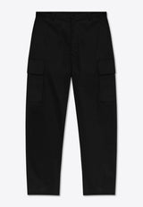 Givenchy Logo Embroidered Cargo Pants Black BM51J A1550-001