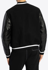 Givenchy 4G Varsity Patch Bomber Jacket Black BM011 S6Y3K-001