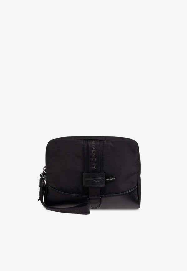 Givenchy G-Trail Zipped Pouch Bag Black BK60F GK1RG-001