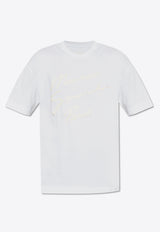 Givenchy Logo Embossed T-shirt White BM71M G3YPH-100