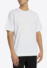 Givenchy Logo Embossed T-shirt White BM71M G3YPH-100