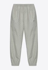 Givenchy Jacquard Monogram Track Pants Gray BM51D 315U8-004