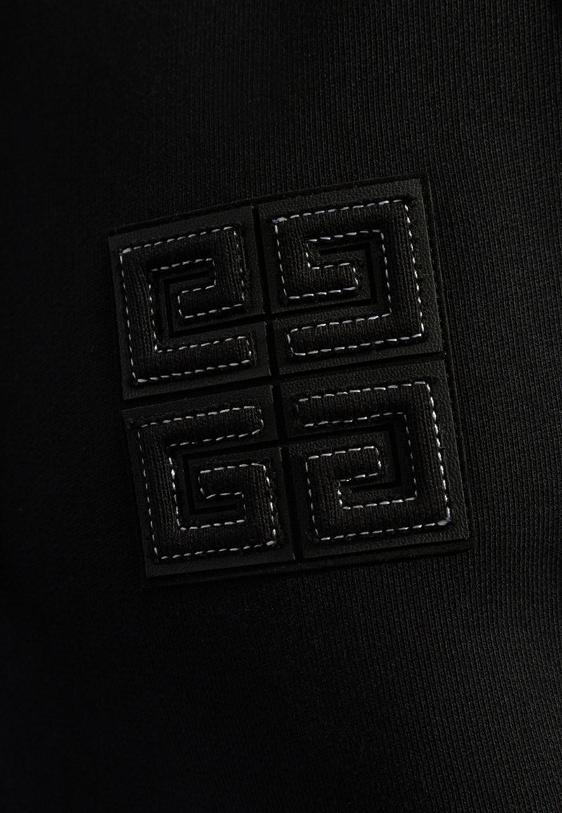 Givenchy 4G Logo Patch Hooded Sweatshirt Black BMJ0L A3YPQ-004