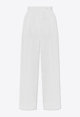 Givenchy Wide-Leg Tailored Pants White BW515 714X0-100