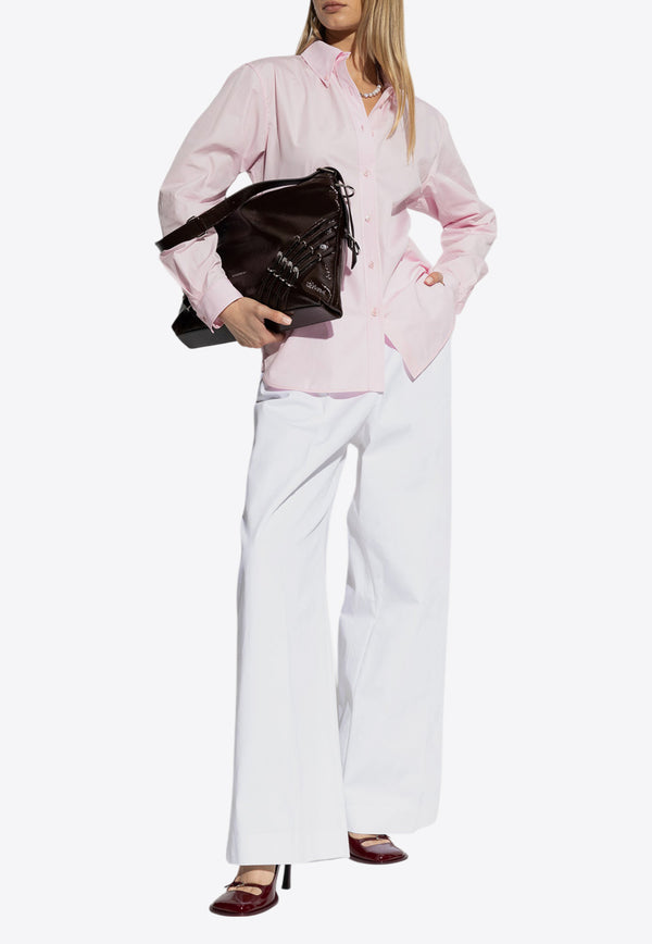 Givenchy Wide-Leg Tailored Pants White BW515 714X0-100