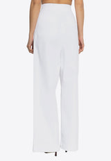 Givenchy Wide-Leg Tailored Pants White BW515 714X0-100