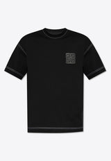 Givenchy 4G Patch Crewneck T-shirt Black BM71M G3YPQ-004