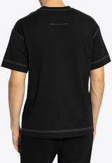 Givenchy 4G Patch Crewneck T-shirt Black BM71M G3YPQ-004