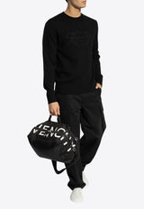 Givenchy Embroidered Logo Wool Sweater Black BM90T W4YLC-001