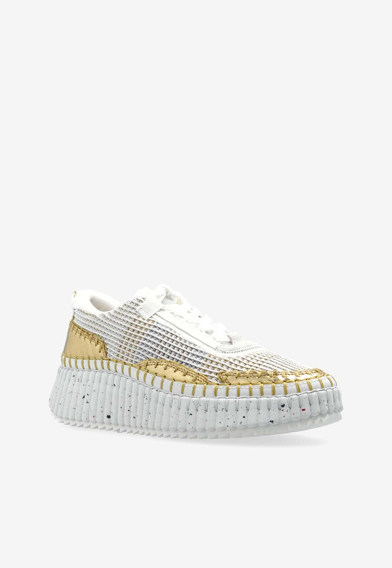 Chloé Nama Sports Sneakers White CHC25S579 QA-9DA