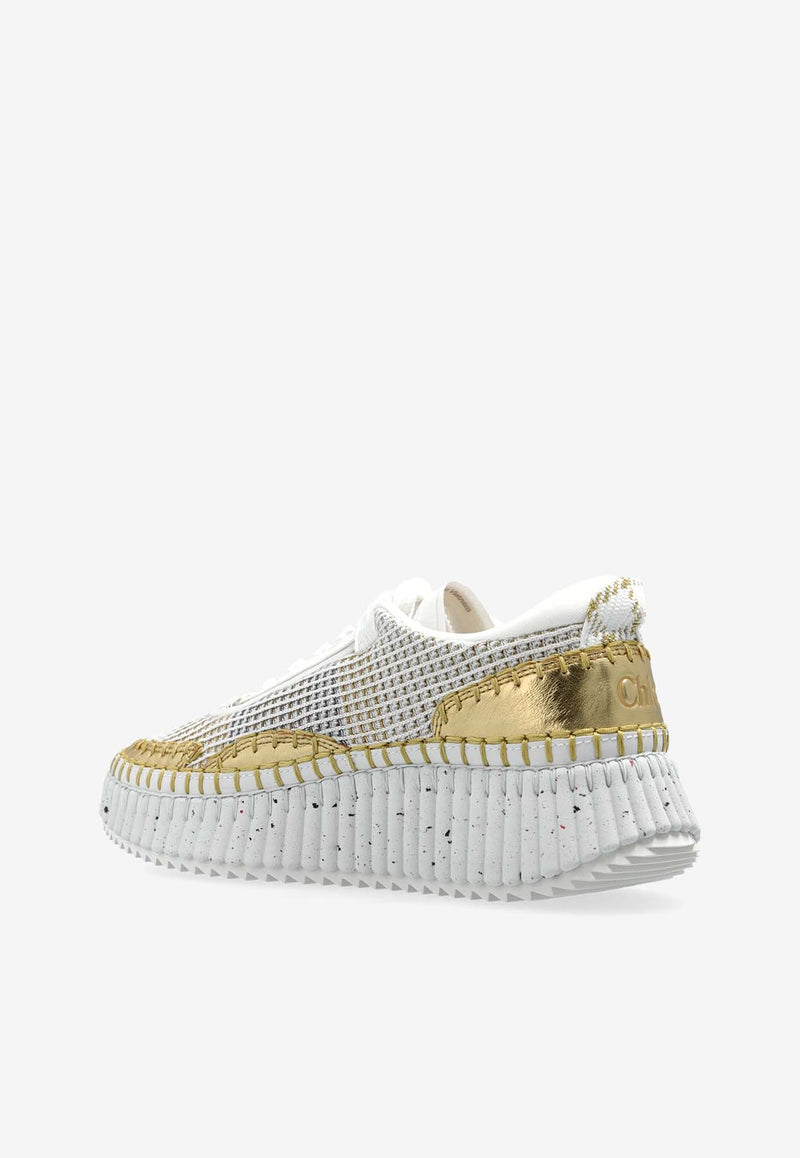 Chloé Nama Sports Sneakers White CHC25S579 QA-9DA