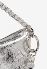 Jimmy Choo Callie Vintage Metallic Shoulder Bag Silver CALLIE AXV-SILVER SILVER