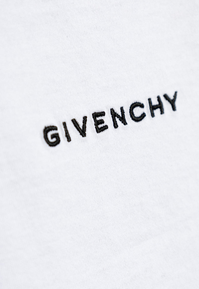 Givenchy Metal 4G Crewneck T-shirt White BM716 G3YCD-100