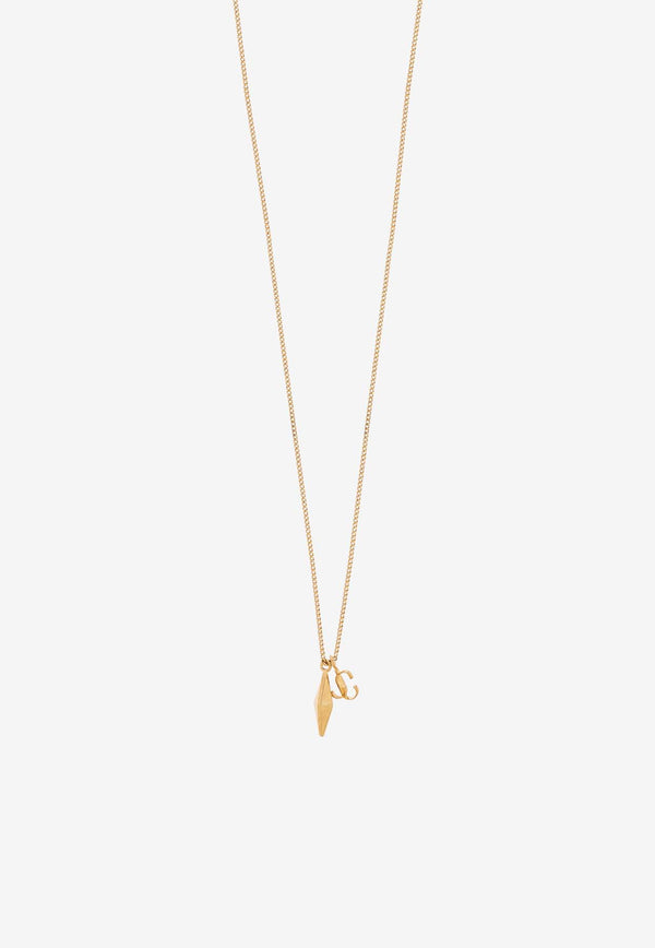 Jimmy Choo Signature JC Chain Necklace Gold DIAMOND JC CHAIN MFQ-GOLD