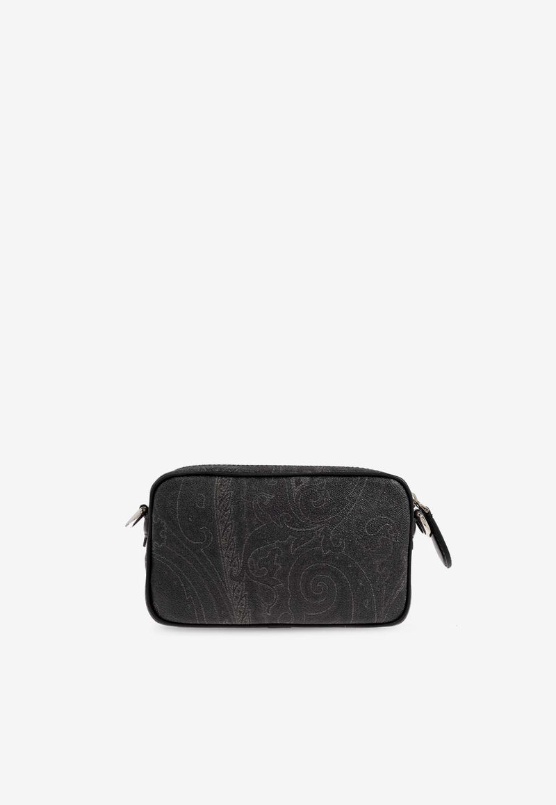 Etro Mini Paisley Jacquard Messenger Bag Black MP1C0002 AA012-N0000