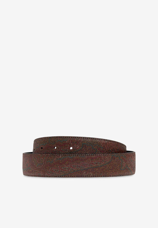 Etro Logo Buckle Reversible Belt Multicolor MP3D0001 AA063-N0000