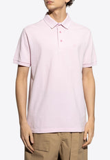 Etro Logo Embroidered Polo T-shirt Pink MRMD0006 AJ264-F0320