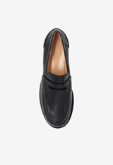 Gianvito Rossi Michael Calf Leather Loafers Black G25396 20CUO-DVDNERO