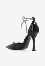 Jimmy Choo Stevie 100 Leather Pumps Black STEVIE 100 PAT-BLACK