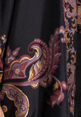 Etro Printed Silk Top Black WRCA0025 AV566-X0810