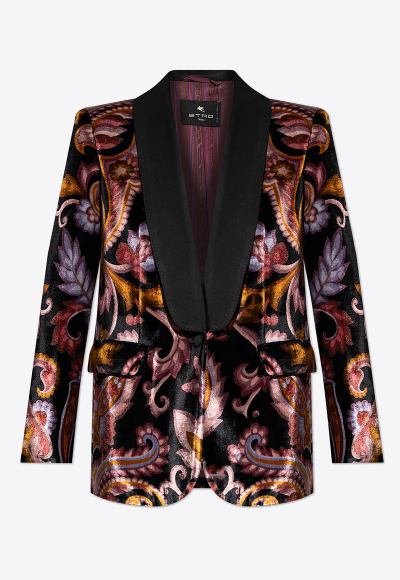 Etro Jacquard Velvet Blazer Multicolor WRCA0069 99SADD7-X0810