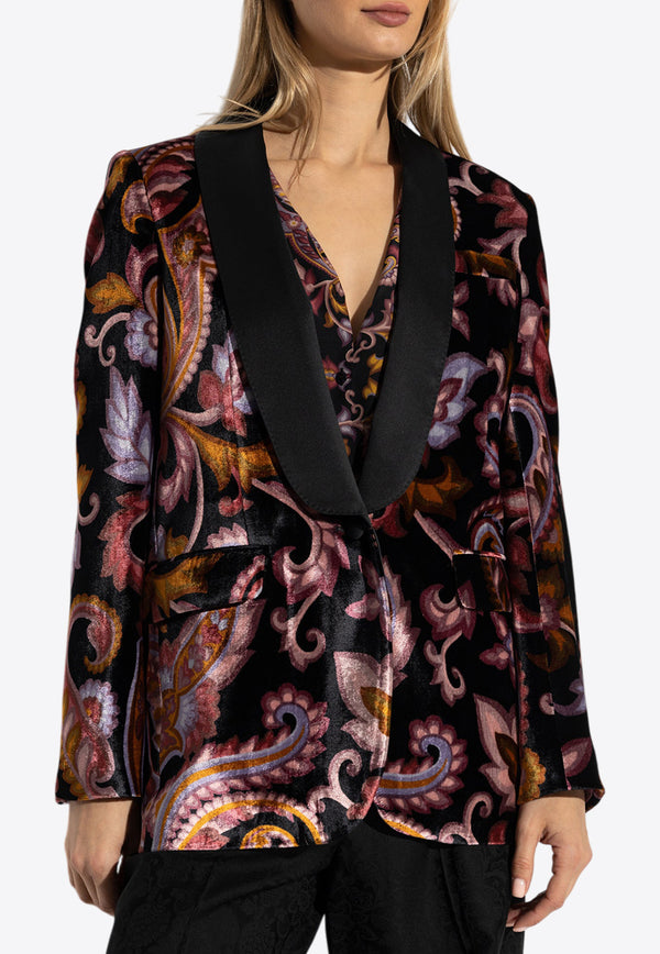 Etro Jacquard Velvet Blazer Multicolor WRCA0069 99SADD7-X0810