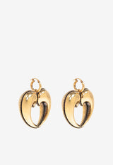 Etro Heart Drop Earrings Gold WF5A0029 AM018-G7611