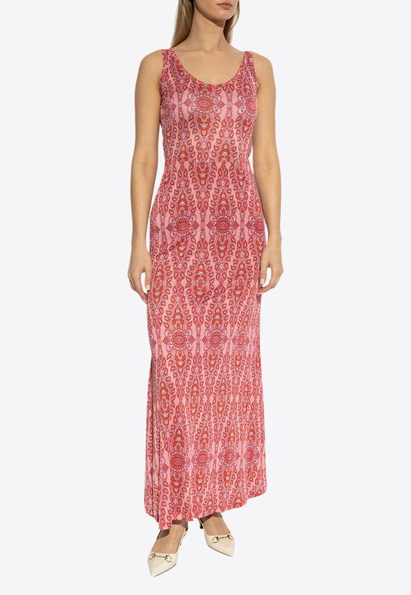 Etro Paisley Print Sleeveless Maxi Dress WRHA0320 99IA435-X0872