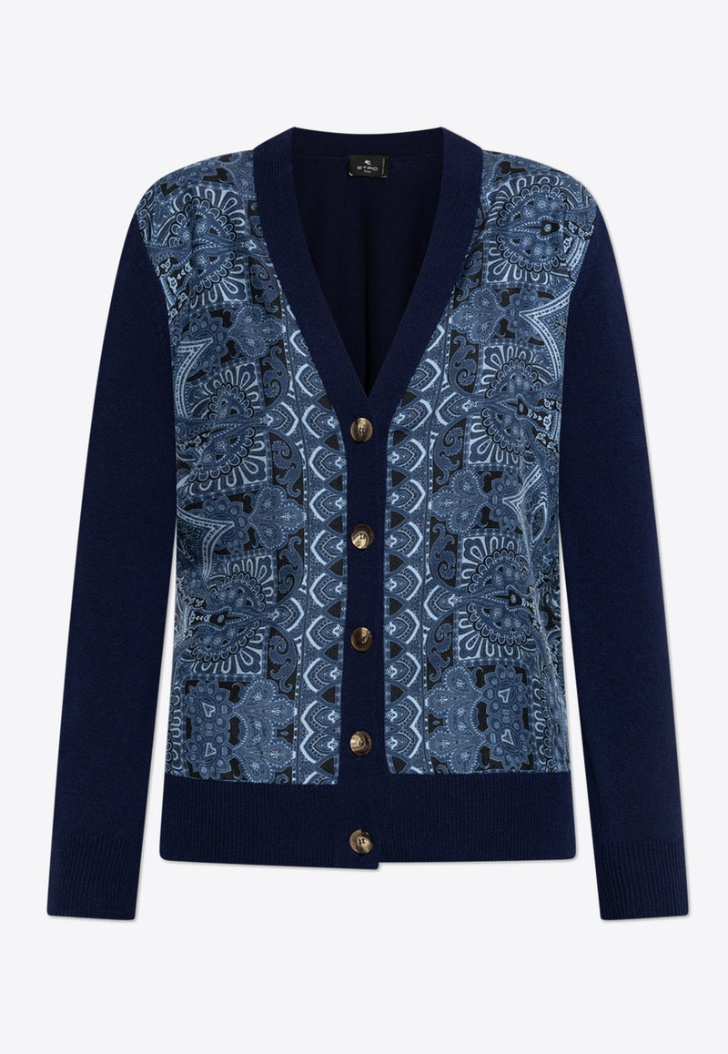 Etro Scarf Motif Button-Up Cardigan WRKE0182 AV625-B4401