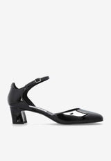 Jimmy Choo Pixie 45 Leather Pumps Black PIXIE BH 45 PZB-BLACK CRYSTAL