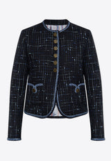 Etro Pegaso-Buttons Tweed Jacket WRCA0040 99TUEK8-B0310