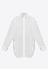 Loewe Slits Long-Sleeved Shirt White S359Y05XCV 0-WHITE