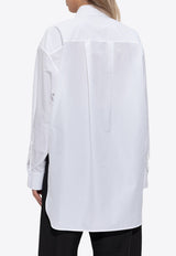 Loewe Slits Long-Sleeved Shirt White S359Y05XCV 0-WHITE