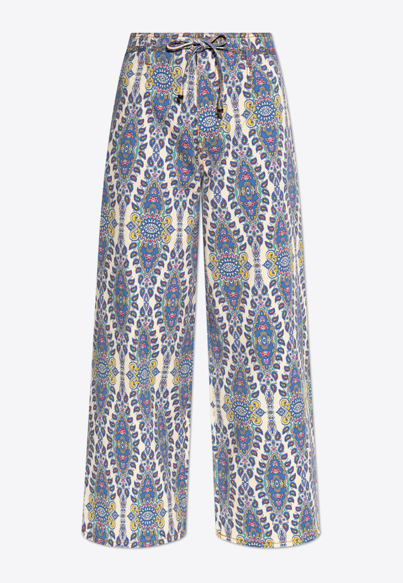 Etro Colorful Pattern Jeans Blue WRNB0006 AV621-X0800