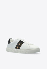 Versace Studded Greca Low-Top Sneakers 1013568 1A13065-2W02V