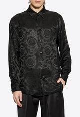 Versace Barocco Jacquard Button-Up Shirt 1017398 1A10070-1B000