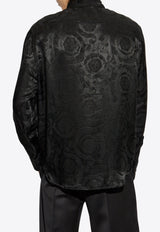 Versace Barocco Jacquard Button-Up Shirt 1017398 1A10070-1B000