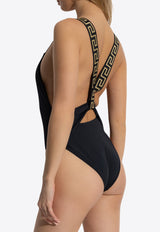 Versace Greca Border One-Piece Swimsuit 1018165 1A11119-1B000