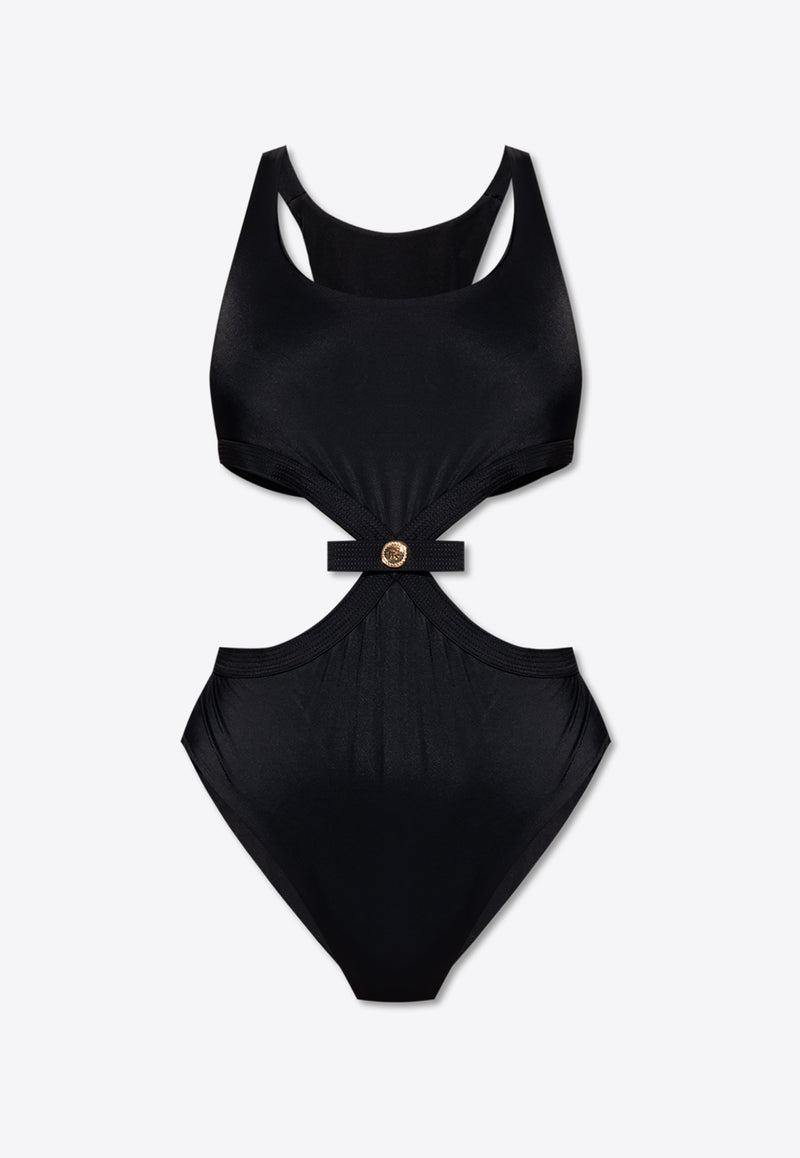 Versace Cut-Out One-Piece Swimsuit 1018118 1A12914-1B000