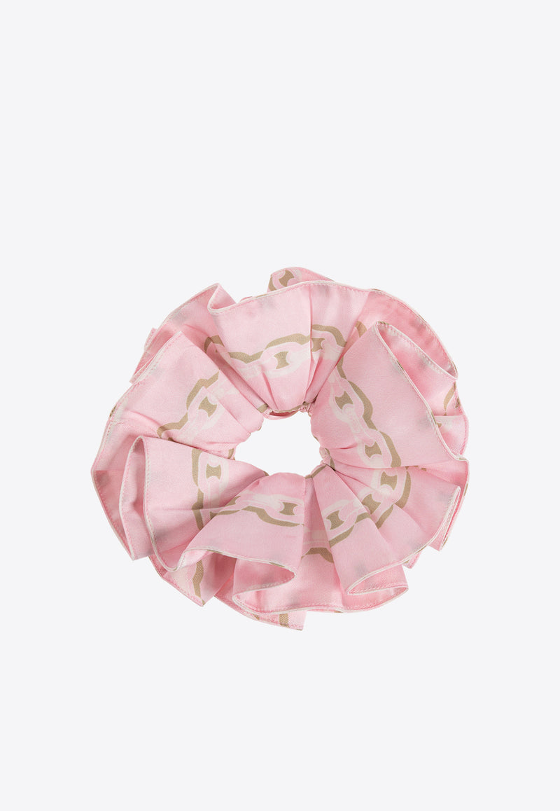 Versace Chain-Print Elastic Scrunchie 1018500 1A13717-5PC60